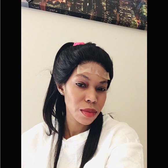 4x4 Lace At The Front Back Machine Made Human Wig Large-Cap - Picture 11 of 11